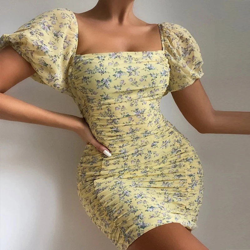 New Arrival Sexy and Chic Waist-Cinching Short Bodycon Dress